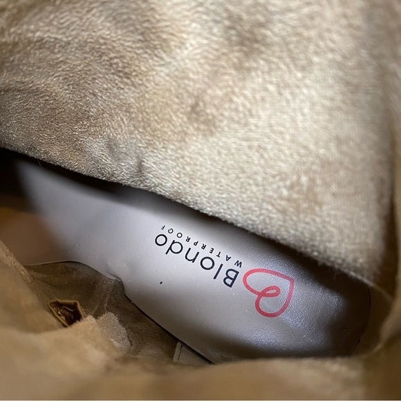 New! Blondo Salome Tan Suede Bootie 8 1/2 - Picture 13 of 15